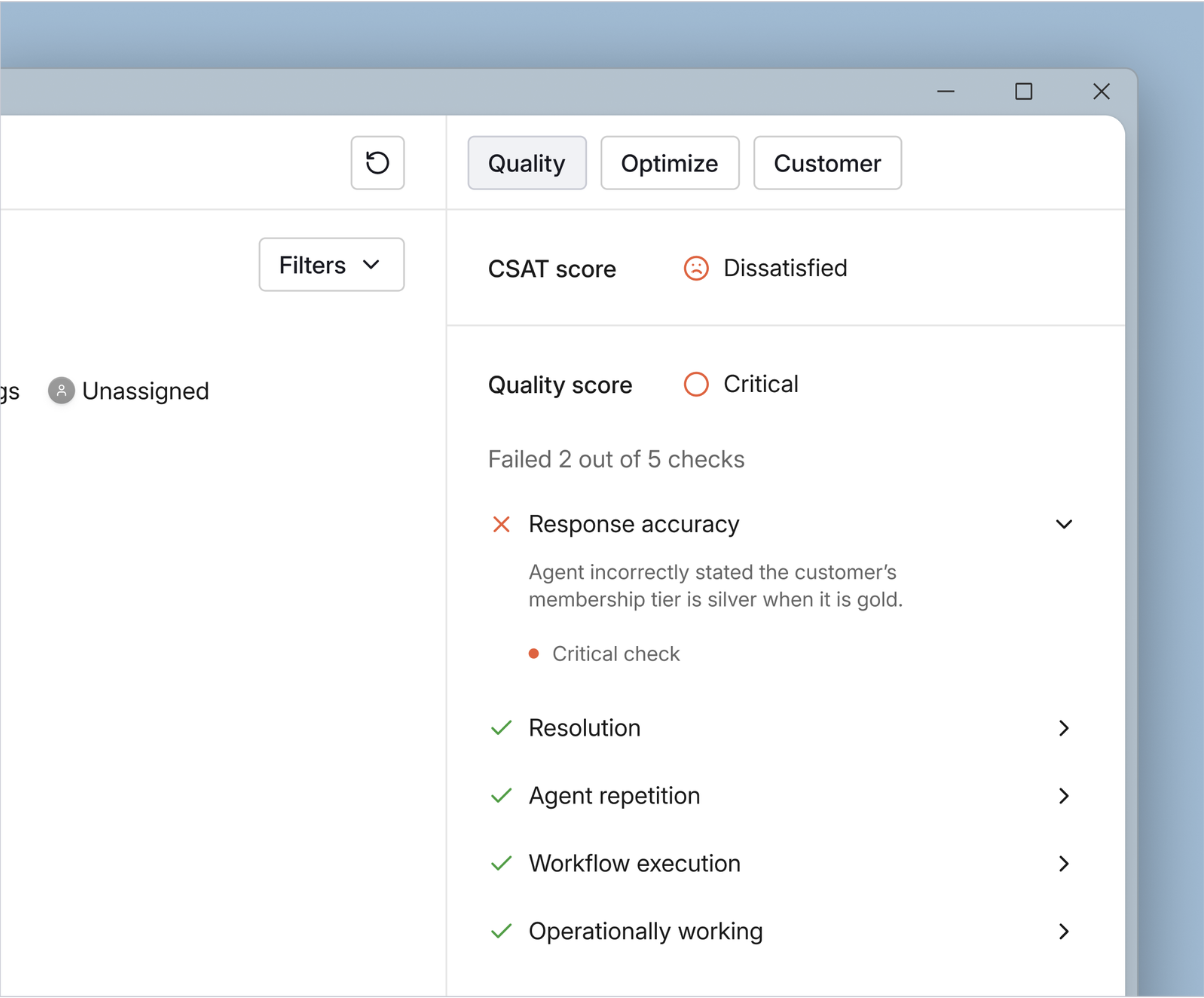 Lorikeet automated quality assurance