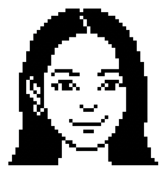 Pixel-art portrait of Vivian Yu